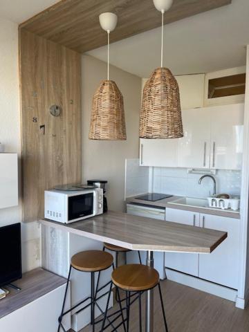 Studio Cabine Vue Mer Et Port Carnon-Plage Exteriör bild